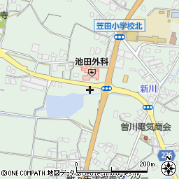 香川県三豊市豊中町笠田笠岡2130周辺の地図
