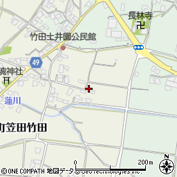 香川県三豊市豊中町笠田竹田1043-2周辺の地図