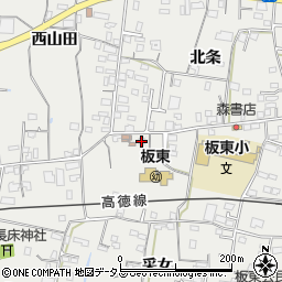 徳島県鳴門市大麻町板東采女11周辺の地図