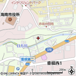 和歌山県海南市重根380周辺の地図