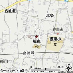 徳島県鳴門市大麻町板東采女15周辺の地図