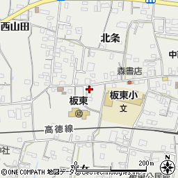 徳島県鳴門市大麻町板東采女16周辺の地図