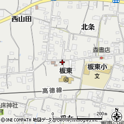 徳島県鳴門市大麻町板東采女10周辺の地図