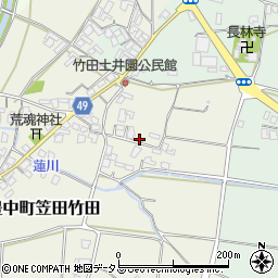 香川県三豊市豊中町笠田竹田1084周辺の地図
