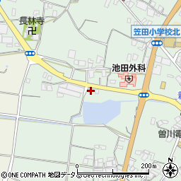 香川県三豊市豊中町笠田笠岡2088周辺の地図