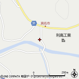 山口県美祢市美東町真名1020周辺の地図
