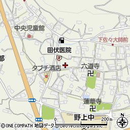 和歌山県海草郡紀美野町下佐々687-2周辺の地図
