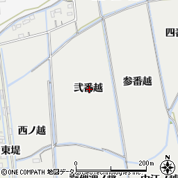 徳島県鳴門市大津町徳長弐番越周辺の地図