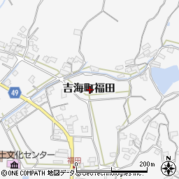 〒794-2103 愛媛県今治市吉海町福田の地図