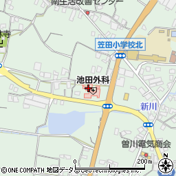 香川県三豊市豊中町笠田笠岡2135周辺の地図