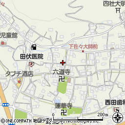 和歌山県海草郡紀美野町下佐々665周辺の地図