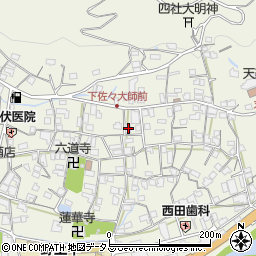 和歌山県海草郡紀美野町下佐々558周辺の地図