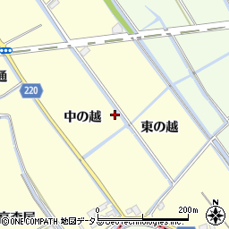 徳島県鳴門市大津町段関中の越66周辺の地図
