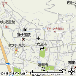 和歌山県海草郡紀美野町下佐々671周辺の地図