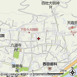 和歌山県海草郡紀美野町下佐々556周辺の地図