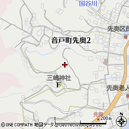 広島県呉市音戸町先奥周辺の地図