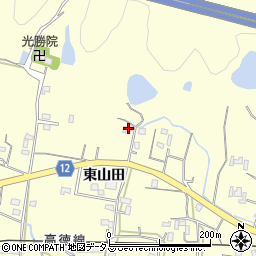 徳島県鳴門市大麻町萩原東山田51周辺の地図