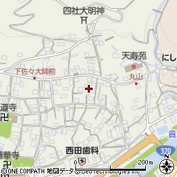 和歌山県海草郡紀美野町下佐々493周辺の地図