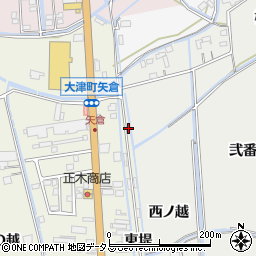徳島県鳴門市大津町矢倉東堤85周辺の地図