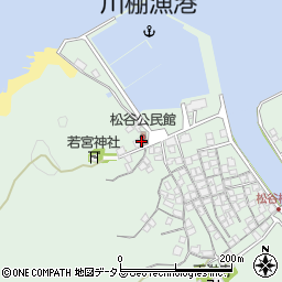 松谷公民館周辺の地図