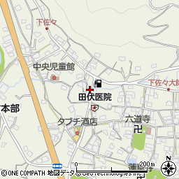 和歌山県海草郡紀美野町下佐々692-2周辺の地図