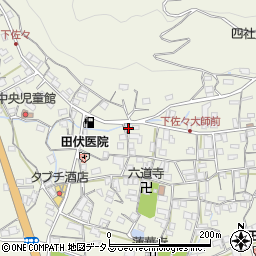 和歌山県海草郡紀美野町下佐々674-2周辺の地図