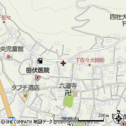 和歌山県海草郡紀美野町下佐々673周辺の地図