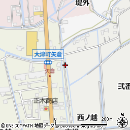 徳島県鳴門市大津町矢倉東堤82周辺の地図
