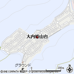 山口県山口市大内姫山台周辺の地図