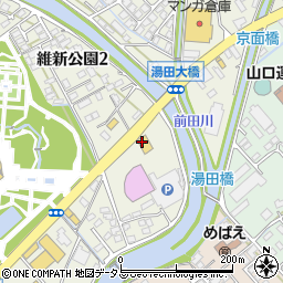 かっぱ寿司 山口店周辺の地図