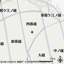 徳島県鳴門市大津町徳長四番越周辺の地図