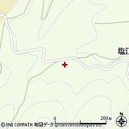 香川県高松市塩江町上西乙1209-158周辺の地図
