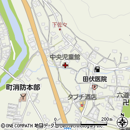 中央児童館周辺の地図