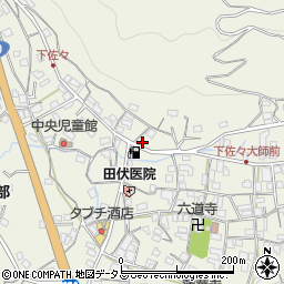 和歌山県海草郡紀美野町下佐々212-10周辺の地図