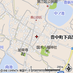 香川県三豊市豊中町下高野1559周辺の地図