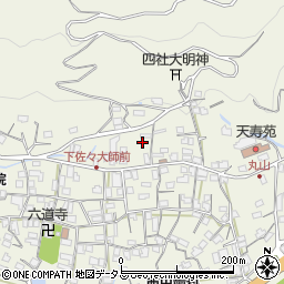 和歌山県海草郡紀美野町下佐々279周辺の地図