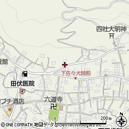 和歌山県海草郡紀美野町下佐々254-4周辺の地図