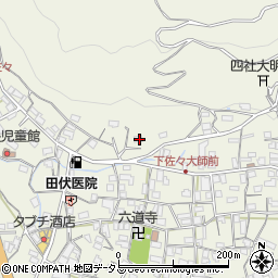 和歌山県海草郡紀美野町下佐々256周辺の地図