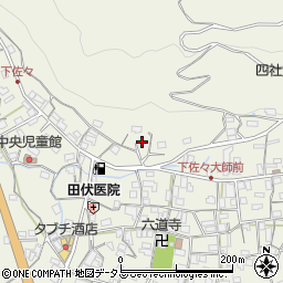 和歌山県海草郡紀美野町下佐々224周辺の地図