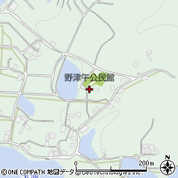 野津午公民館周辺の地図
