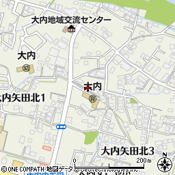山口県山口市大内矢田北周辺の地図
