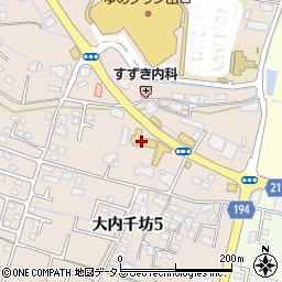 ホンダカーズ光東　山口東店周辺の地図