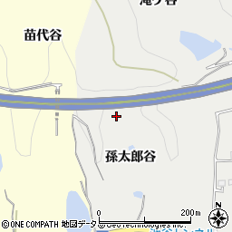 徳島県鳴門市大麻町池谷（孫太郎谷）周辺の地図