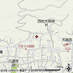 和歌山県海草郡紀美野町下佐々288周辺の地図