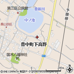 香川県三豊市豊中町下高野560周辺の地図