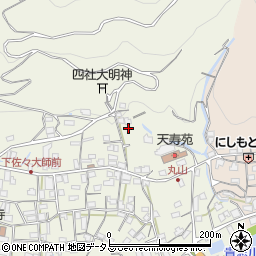 和歌山県海草郡紀美野町下佐々396周辺の地図