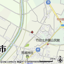 香川県三豊市豊中町笠田竹田1164周辺の地図