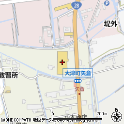矢倉簡易郵便局周辺の地図