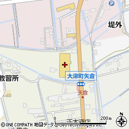 矢倉簡易郵便局周辺の地図