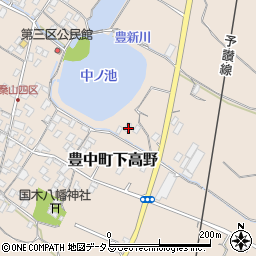 香川県三豊市豊中町下高野560-2周辺の地図